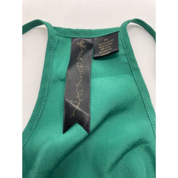 Petticoat Alley Racerback Green Tank XS - Picture 3 of 3